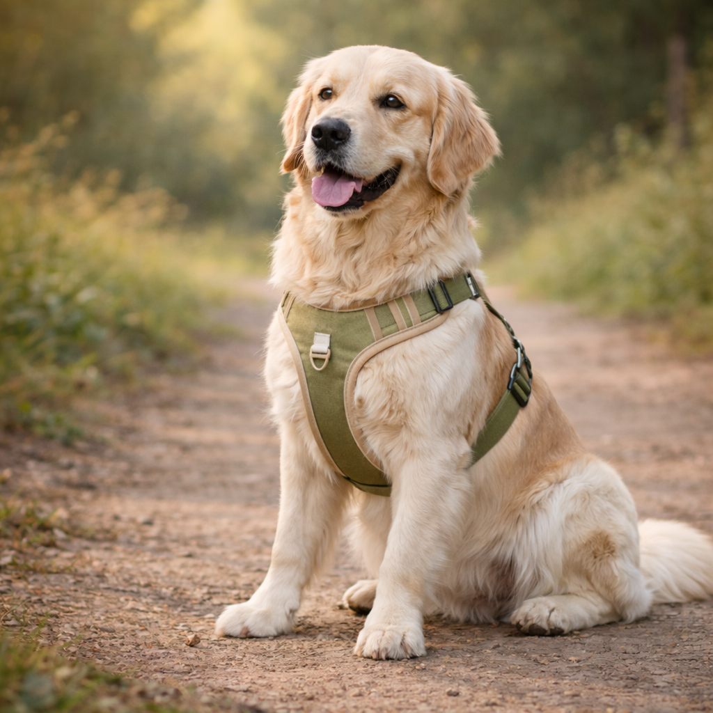 adjustable dog harness for a comfortable fit
